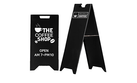 와우애드,철제입간판